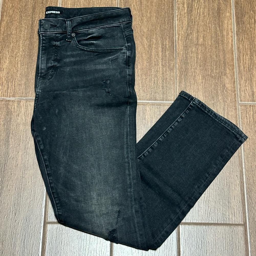 Express Men’s Black Skinny Jeans